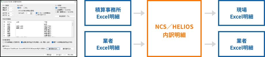 Excel入出力変換